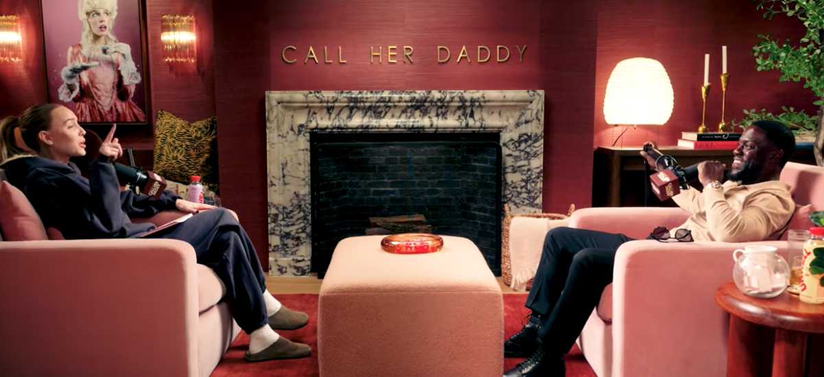 Kevin Hart with  Alex Cooper