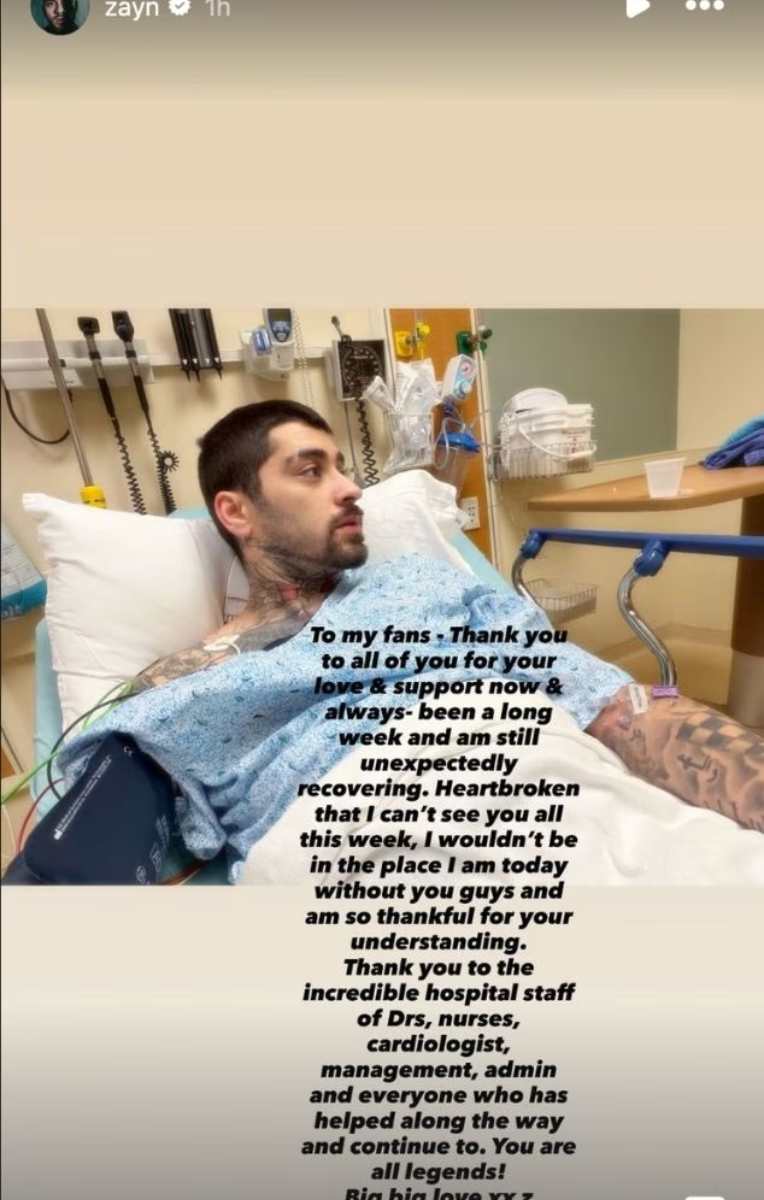 Via Zayn Malik Instagram