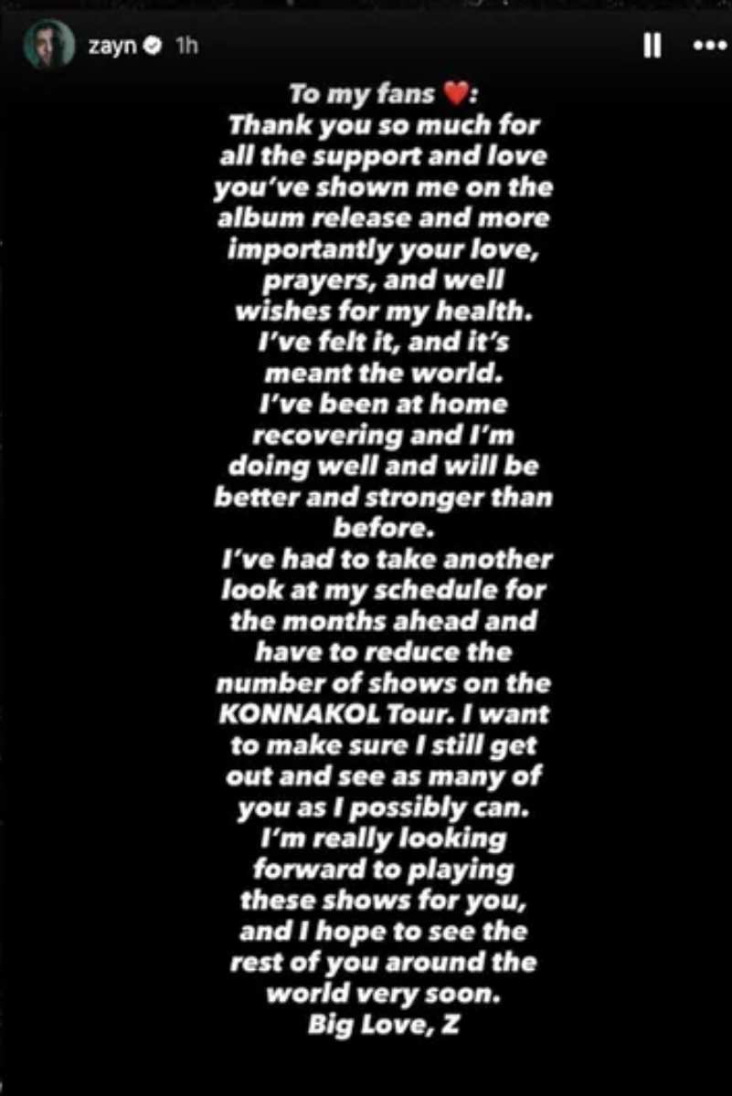 Via Zayn Malik IG