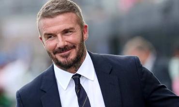 David Beckham looks on the bright side of life after Brooklyn snub