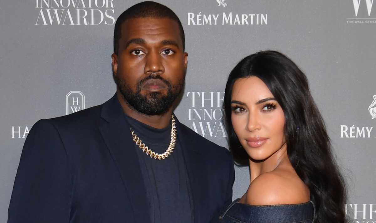Kanye West and Kim Kardashian