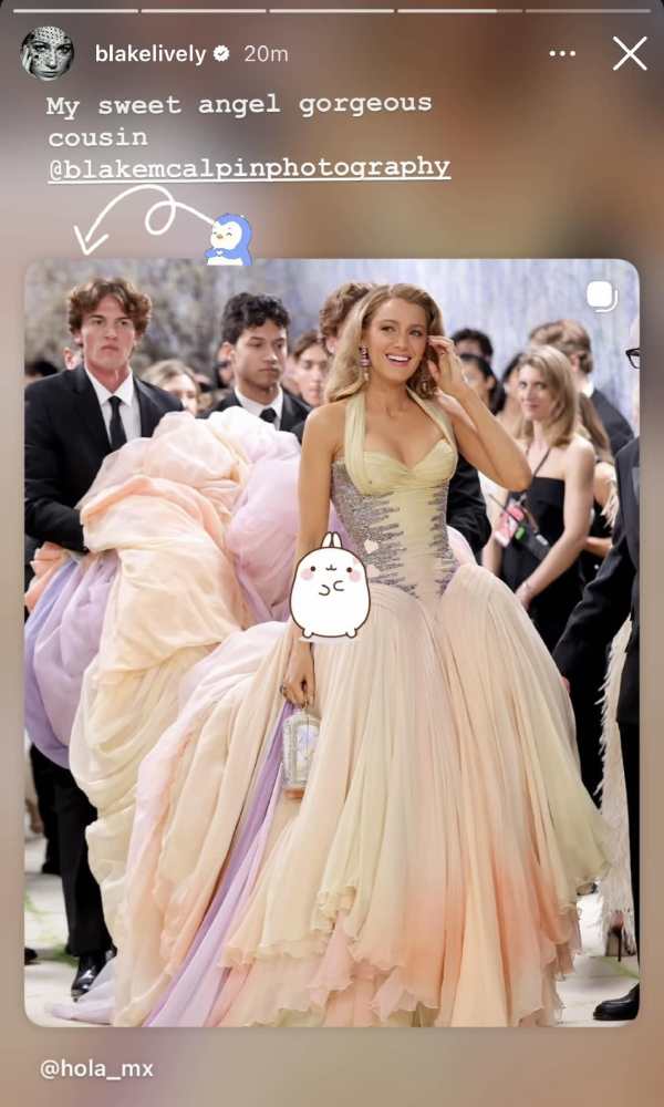 Blake Lively reveals handsome man from Met Gala red carpet