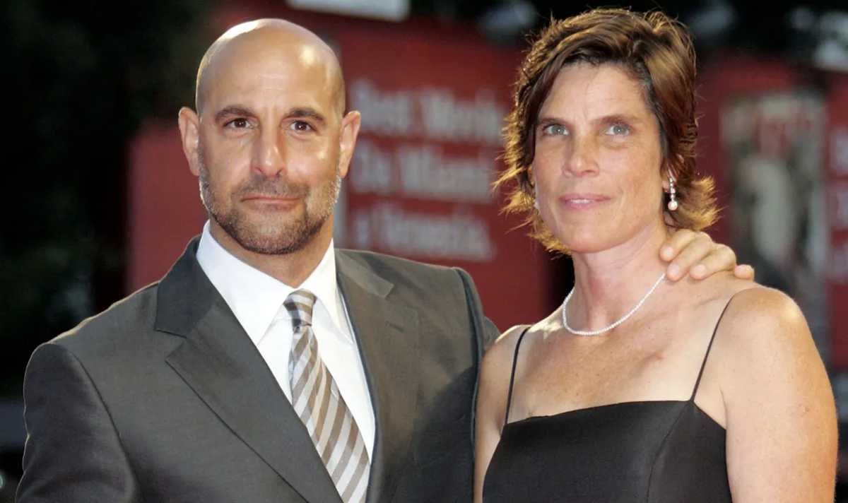 Stanley Tucci with his first wife, Kate Tucci