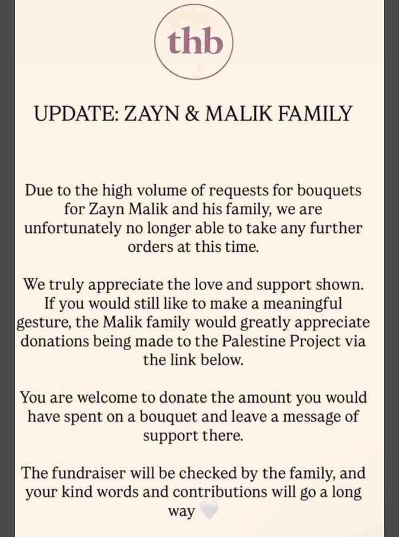 Zayn Malik denies gift from fans for shocking reason amid health scare