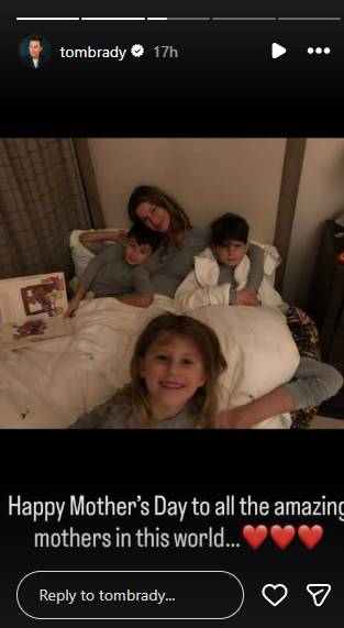 Tom Brady pays tribute to his exes on Mother’s Day