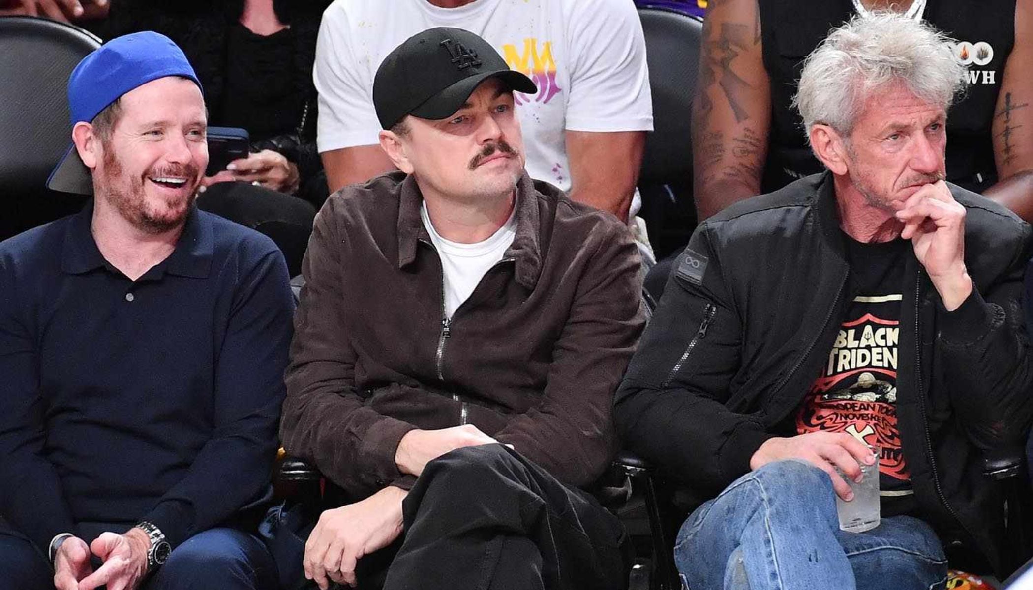 Leonardo DiCaprio reunites with Sean Penn and Kevin Connolly in Los Angeles