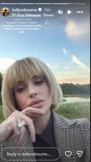 Kelly Osbourne honours her late father Ozzy with moving gesture
