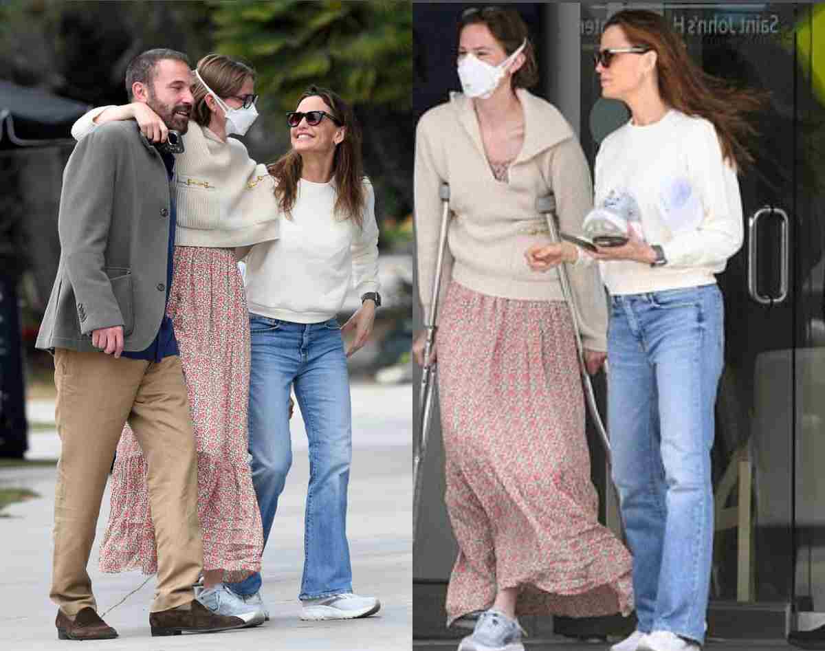Ben Affleck, Jennifer Garner help Violet walk amid ER rush