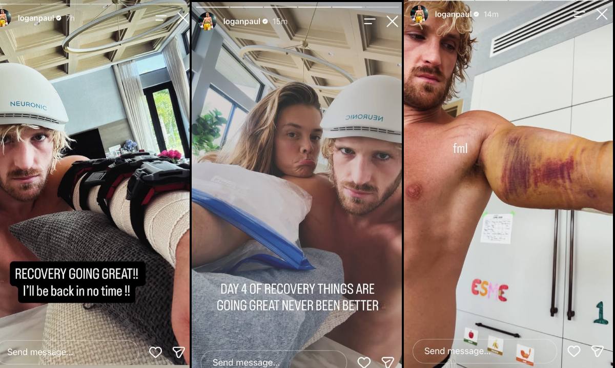 Logan Paul shares update after tragic injury