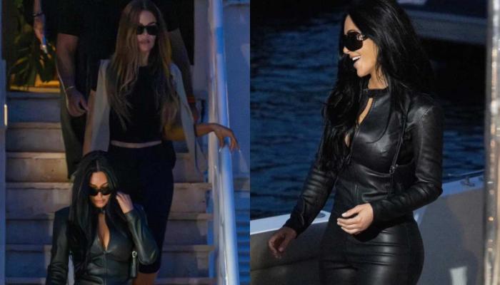 Kim Kardashian steps out to support Lewis Hamilton at Formula 1 event
