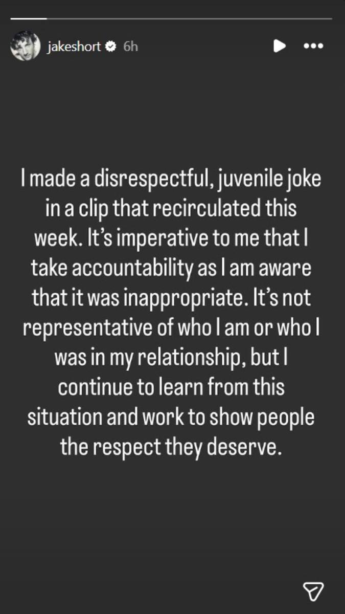 Jake Short breaks silence on his two word insult for Mika Abdalla