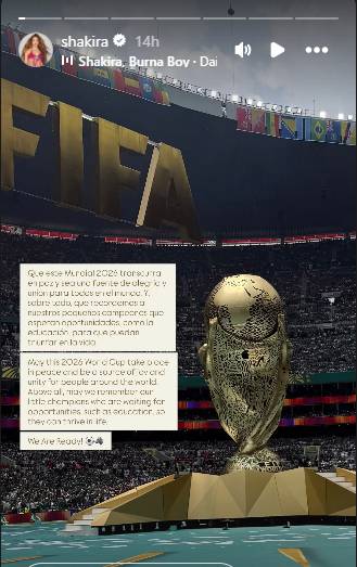 FIFA World Cup 2026: Shakira pens powerful message for ‘little champions’