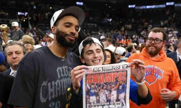 Timothée Chalamet celebrates Knicks win NBA championship: Watch