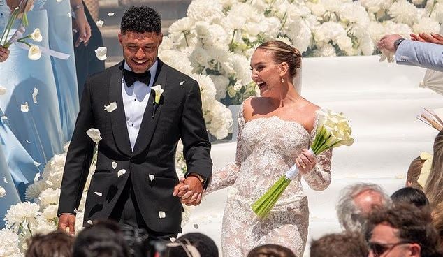 Perrie Edwards and  Alex Oxlade-Chamberlain