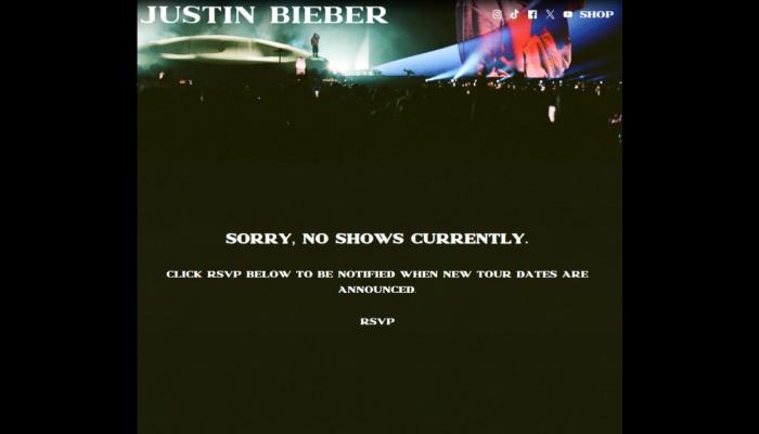 Justin Bieber official page gives update about tour dates amid rumours