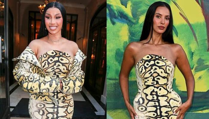 Cardi B and Maya Jama