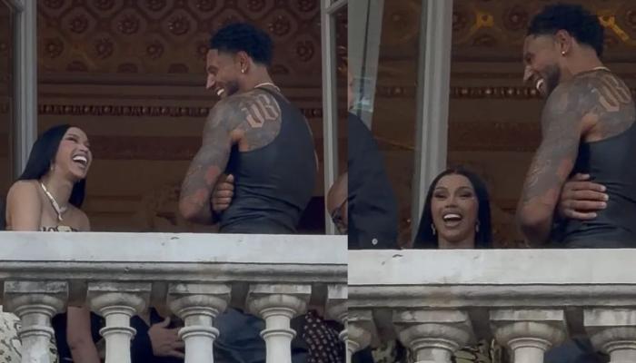 Cardi B fuels romance rumours after cosy Paris outing with Maduka Okoye