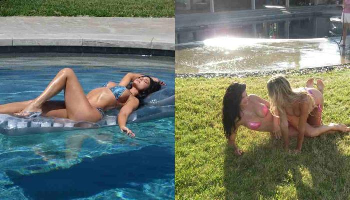 Kylie Jenner strips in to bikini for shoot with close friend