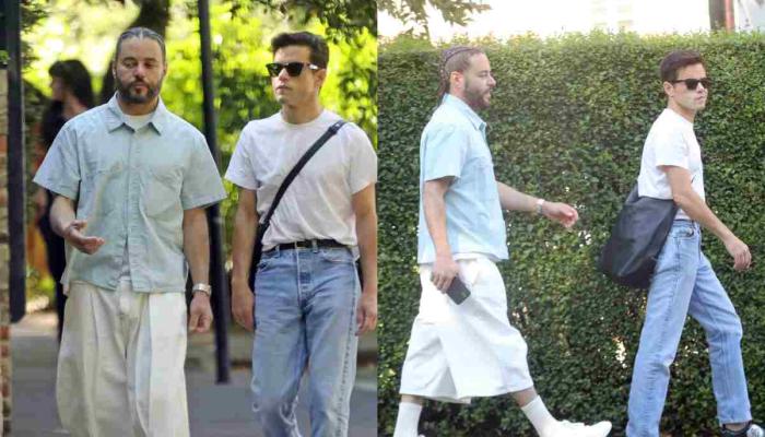 Oppenheimer star Rami Malek, twin brother look worlds apart