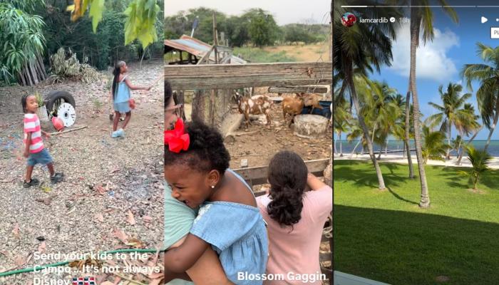 Cardi B shares rare family update from Dominican Republic vacation
