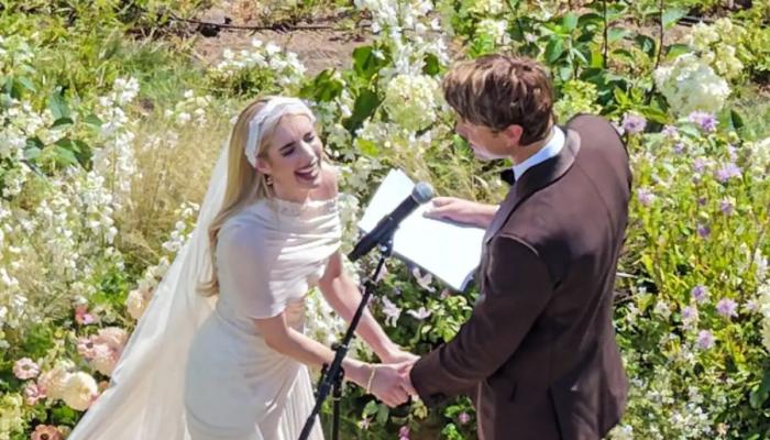 Emma Roberts and Cody John are officially married: See first wedding photos