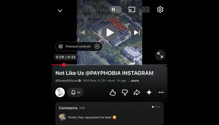 Drake uploads Not Like Us by Kendrick Lamar on YouTube: More details
