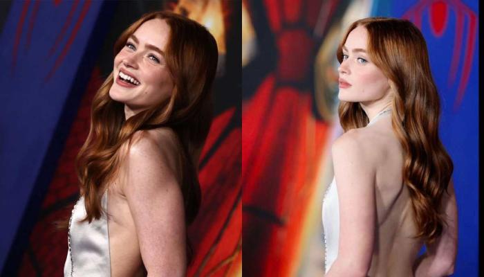 Sadie Sink contrasts colour with Zendaya for Spider-Man LA premiere